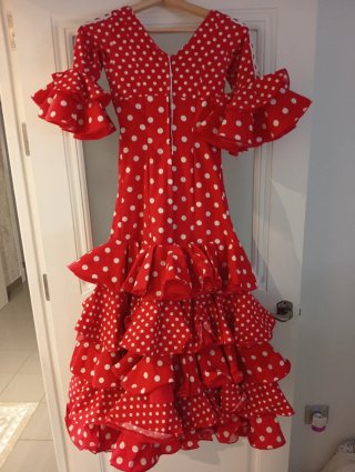 Traje de flamenca para niña
