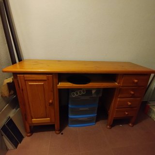 Escritorio Juvenil de Madera de Pino