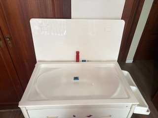 Mueble Cambiador con Bañera y Cajones