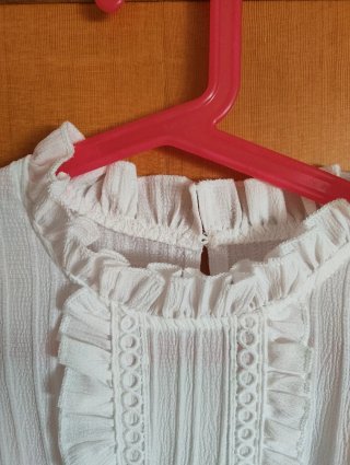 Blusa Romántica Blanca