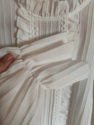 Blusa Romántica Blanca