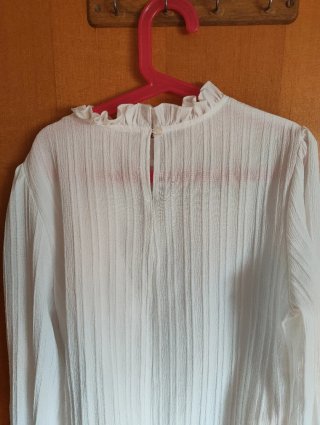 Blusa Romántica Blanca
