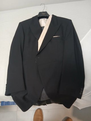 Chaqué Oxford Negro