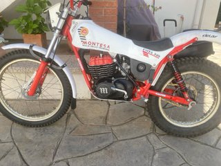 Montesa Cota 349 Blanca Matriculada