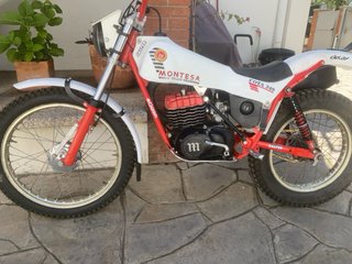 Montesa Cota 349 Blanca Matriculada