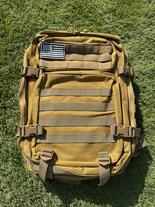 Mochila Táctica Beige Militar