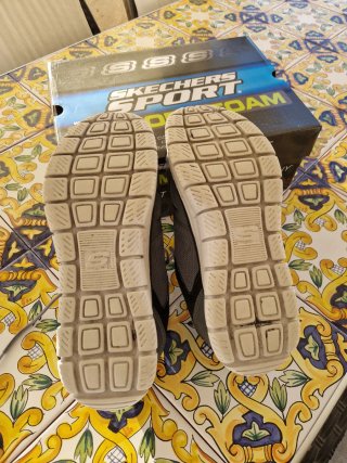 Scarpe Skechers Memory Foam Blu/Grigie