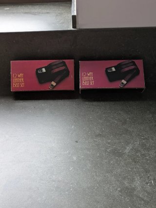Set di 6 cinture da uomo