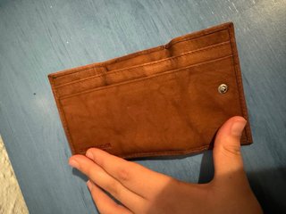 Cartera de hombre marrón