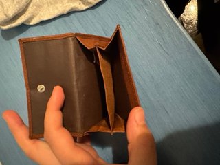 Cartera de hombre marrón