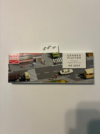 Busch H0 6029 Placas de Acera