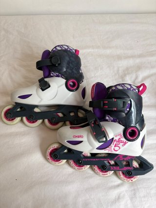 Patines Oxelo Play 5 con Casco y Protecciones