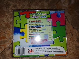 CD Música para Niños y Niñas