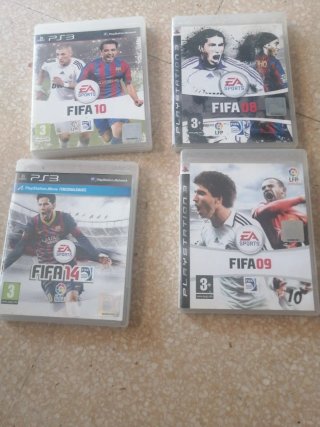Lote 4 Videojuegos FIFA PS3