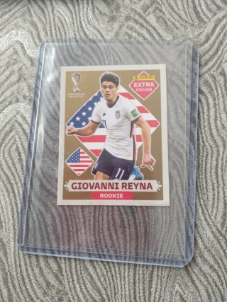 Cromo Reyna extra sticker oro