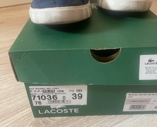 Zapatillas Lacoste Azules