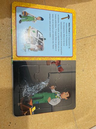 Libro Puzzle Sam el Bombero
