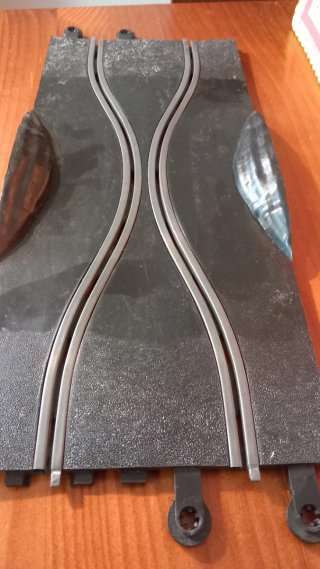 Scalextric pista recta Chicane Deslizante