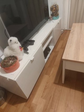 Mueble TV BYÅS Blanco