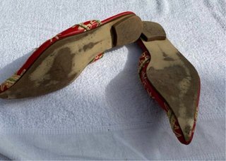 Sandalias Árabes Artesanales Rojas