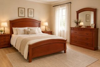 Dormitorio de Madera Estilo Colonial