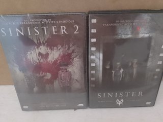 Pack 2 Películas Terror DVD: Sinister y Sinister 2