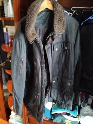 Chaquetón Canda Talla XXXL Marrón Forro Polar