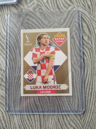 Cromo Modric extra sticker oro