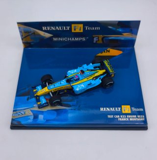 RENAULT TEST CAR R23 ENGINE RS23 1/43 MINICHAMPS
