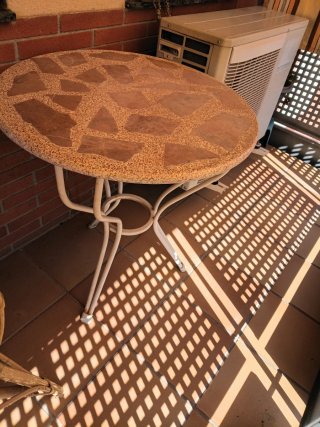 Mesa de Jardín de Piedra