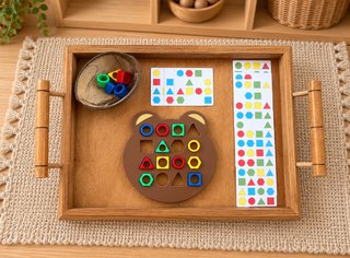 Jogo de Associação Formas e Cores