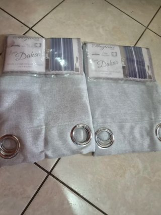 Coppia Tende Dakar Grigio Chiaro
