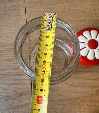 3 Frascos Vintage Tapa Flor