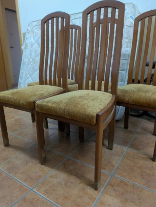 Set de 5 sillas de comedor