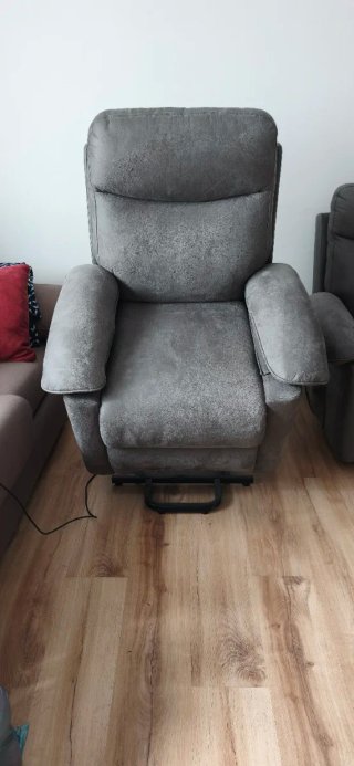 Sillón elevable automático gris