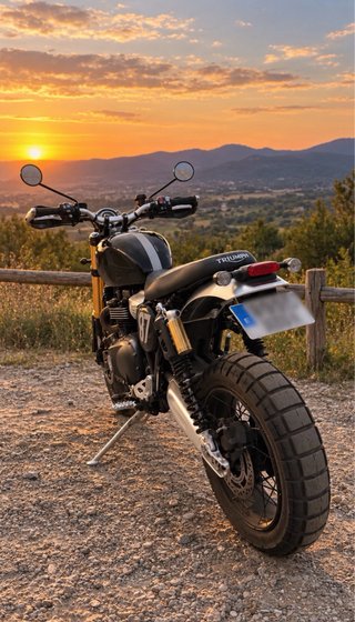 Triumph Scrambler 1200 XE Negra