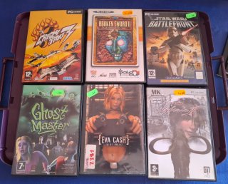 Lote 6 Juegos PC CD-ROM: Crazy Taxi, Star Wars, Gh