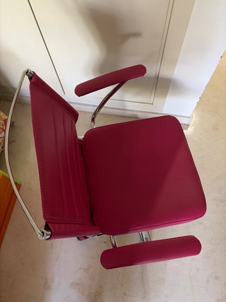 Silla de escritorio rosa