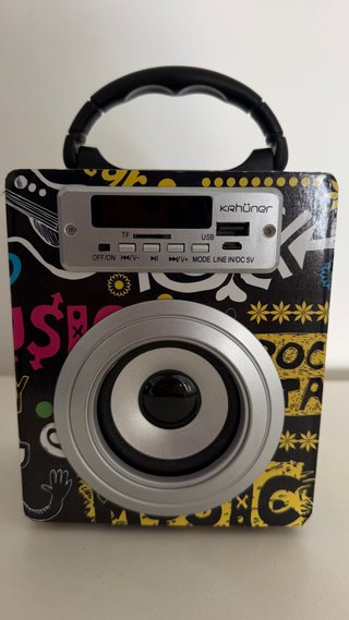 Mini altavoz Bluetooth Krhüner multicolor