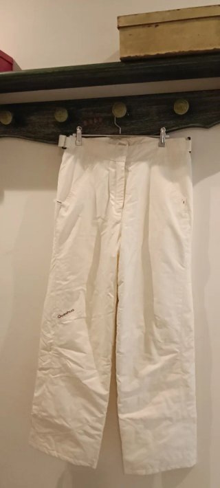 Pantalón de esquí Quechua blanco