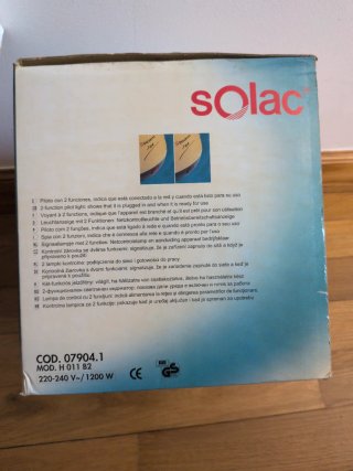 Solac Steam Jet Vaporeta 1200W
