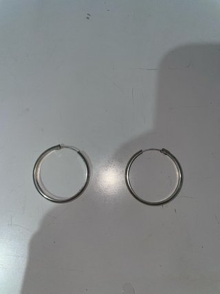 Pendientes Aro Plata y cuadrados 10€ cada par