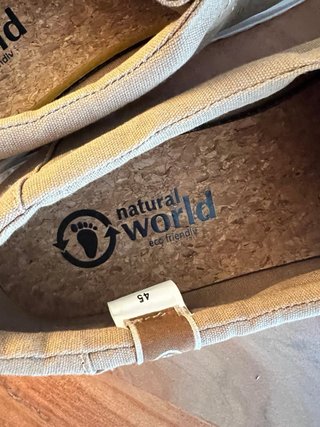 Zapatos Natural World Talla 45