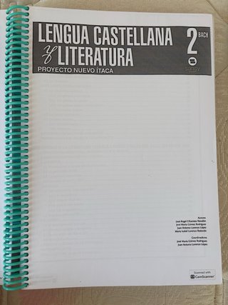 Lengua Castellana y Literatura, 2 Bach, Proyect...