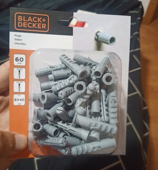 LOTE 60 TACOS BLACK AND DECKER BROCA DEL 8