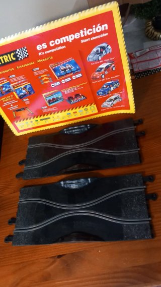 Scalextric Recta Chicane Deslizante Pack de 2