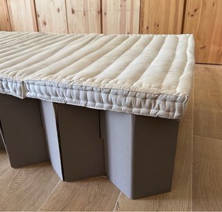 2x Colchonetas Kapok Plegables 90x200 cm