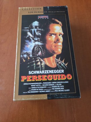 VHS Schwarzenegger El Perseguido