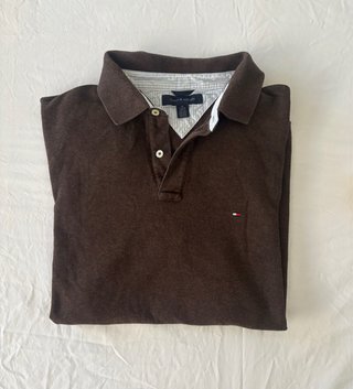 Polo Tommy Hilfiger Marrón Talla XL