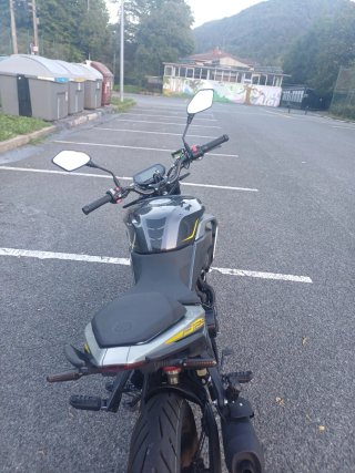 Morbidelli F125 Naked 2025 Gris/Amarillo